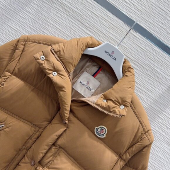 Moncler Women's Tan Puffer Jacket - Picture 5 of 8